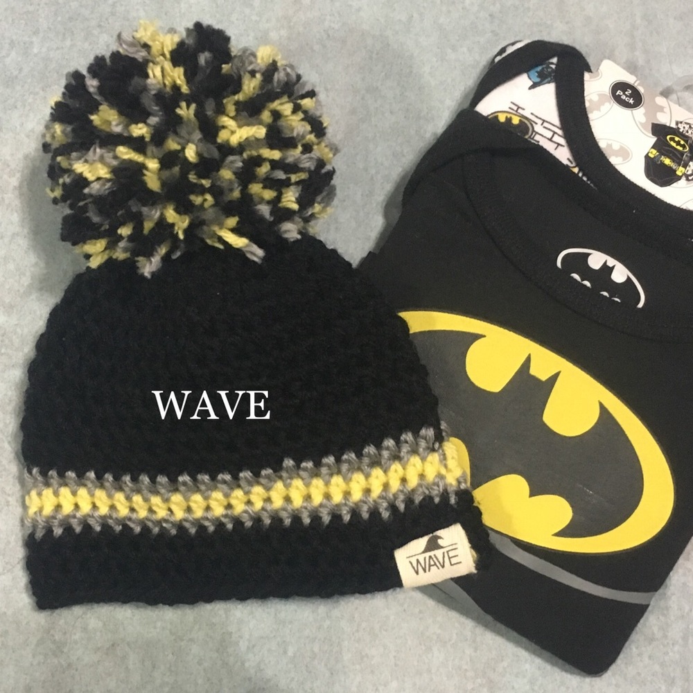Super hero baby beanie - any size